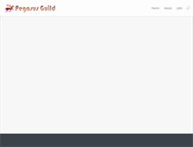 Tablet Screenshot of pegasusguild.com